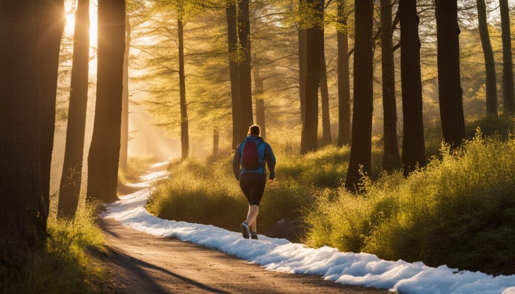 Walking helps with knee pain