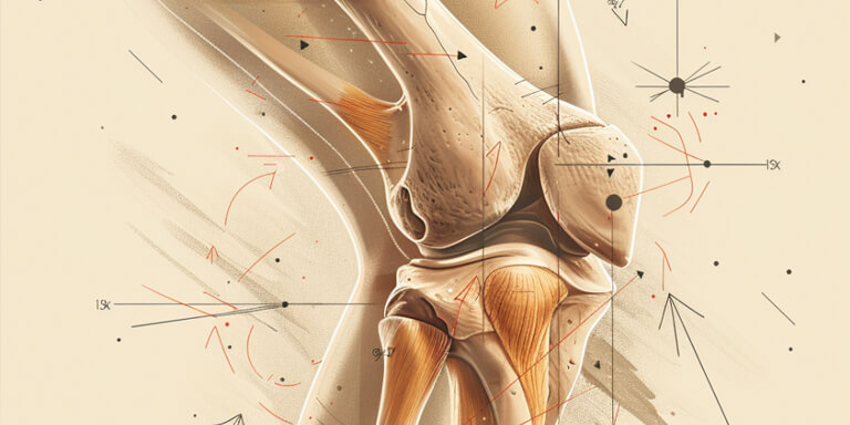 Illustration of Knee Pain Risk Factors